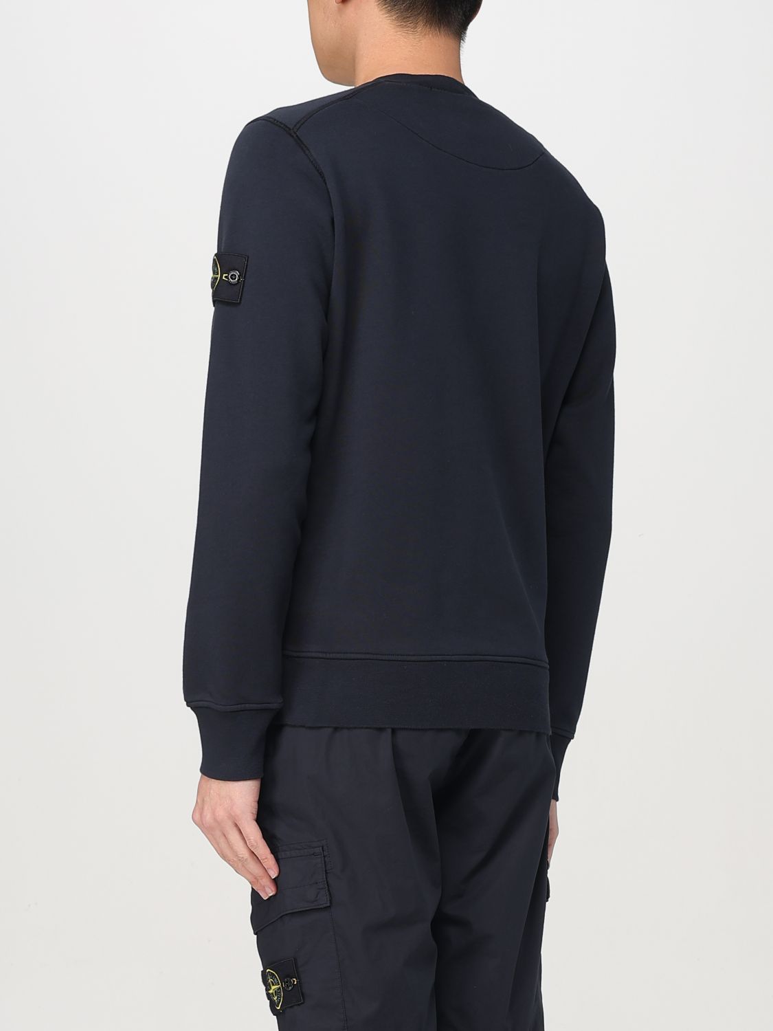 STONE ISLAND SUDADERA: Sudadera hombre Stone Island, Azul Oscuro - Img 3