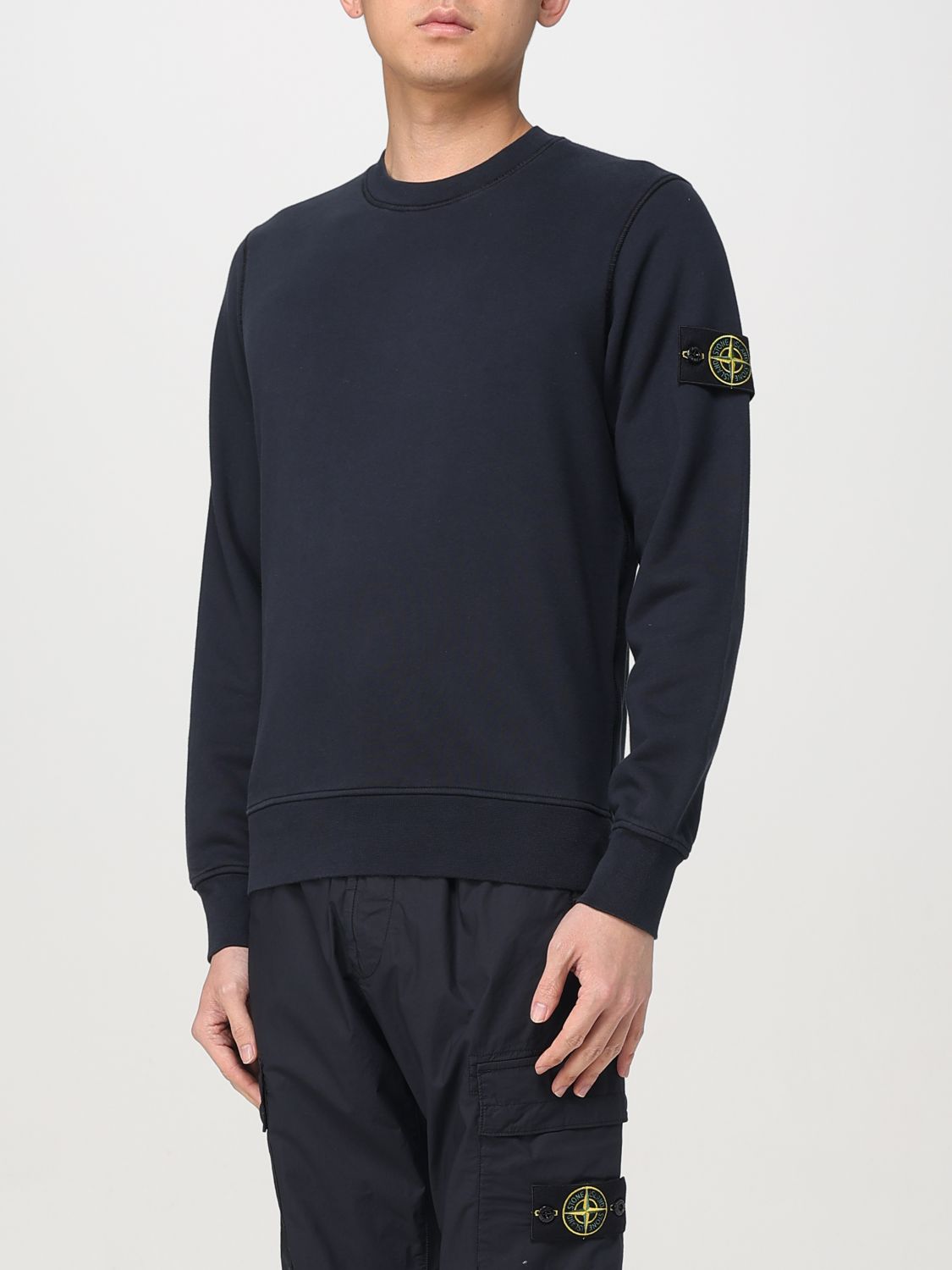 STONE ISLAND SUDADERA: Sudadera hombre Stone Island, Azul Oscuro - Img 4