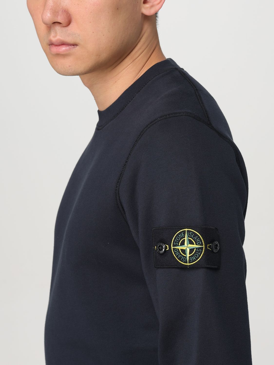 STONE ISLAND SUDADERA: Sudadera hombre Stone Island, Azul Oscuro - Img 5