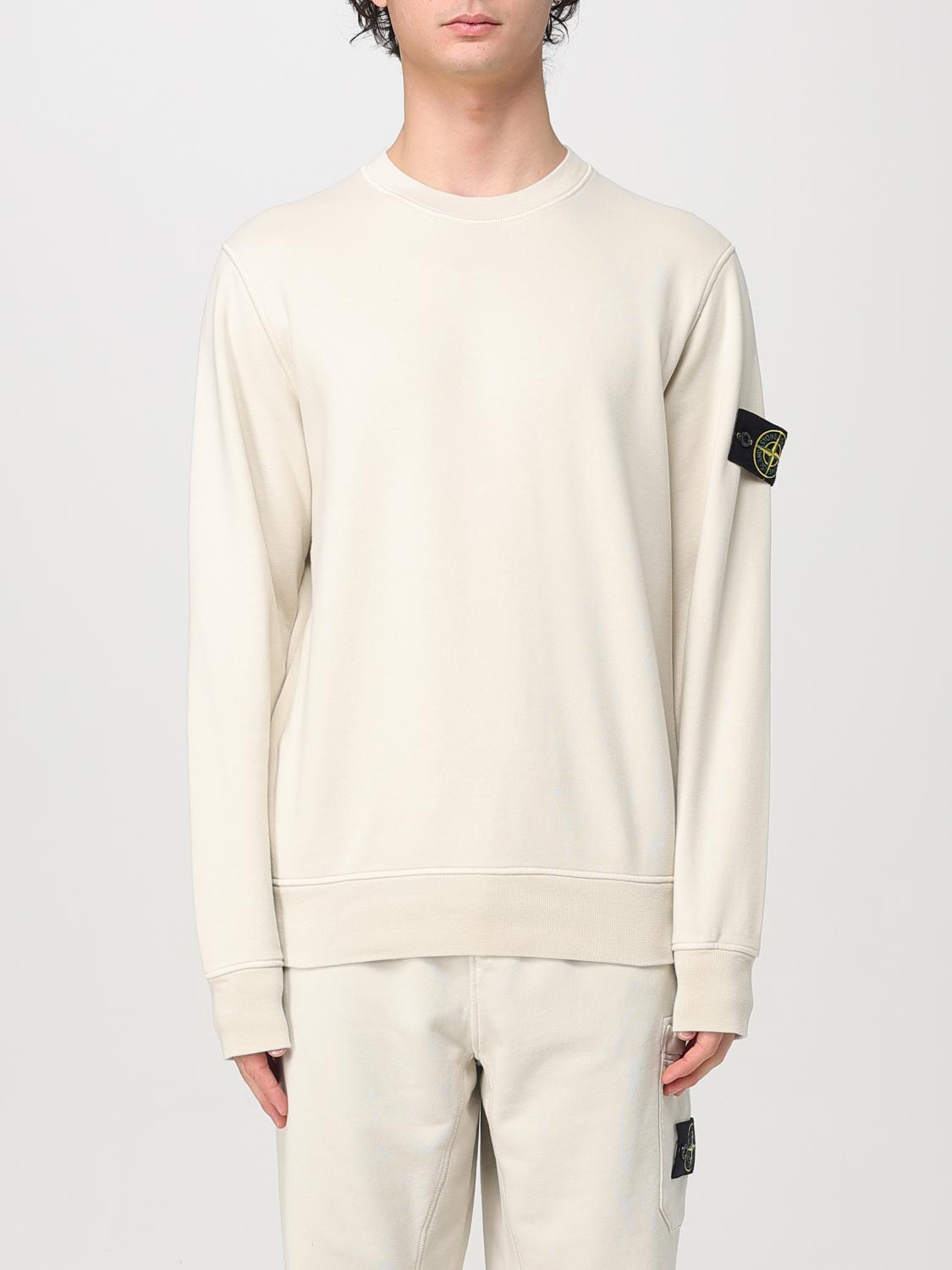 STONE ISLAND SUDADERA: Sudadera hombre Stone Island, Beige - Img 1