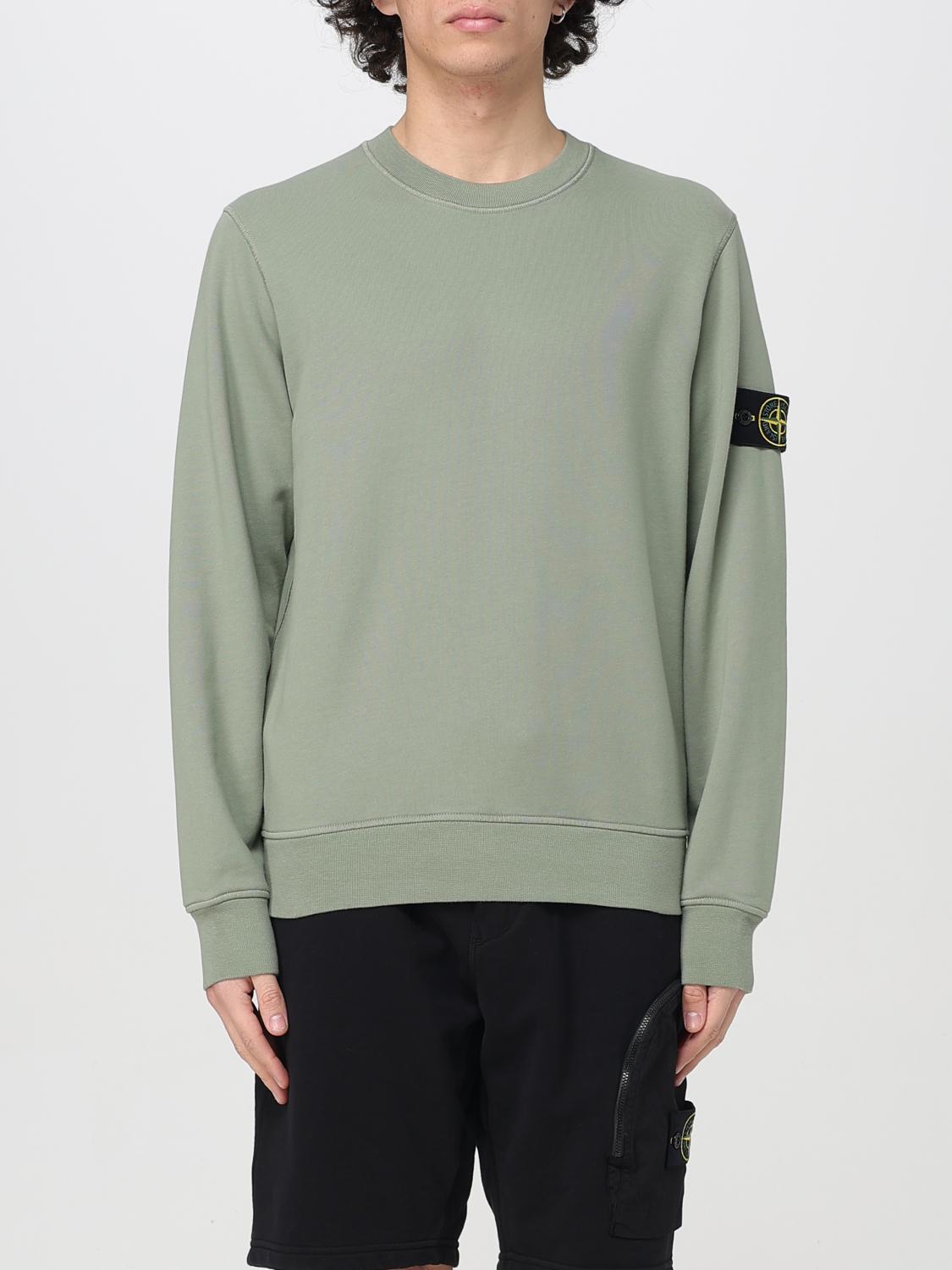STONE ISLAND SUDADERA: Sudadera hombre Stone Island, Verde Salvia - Img 1