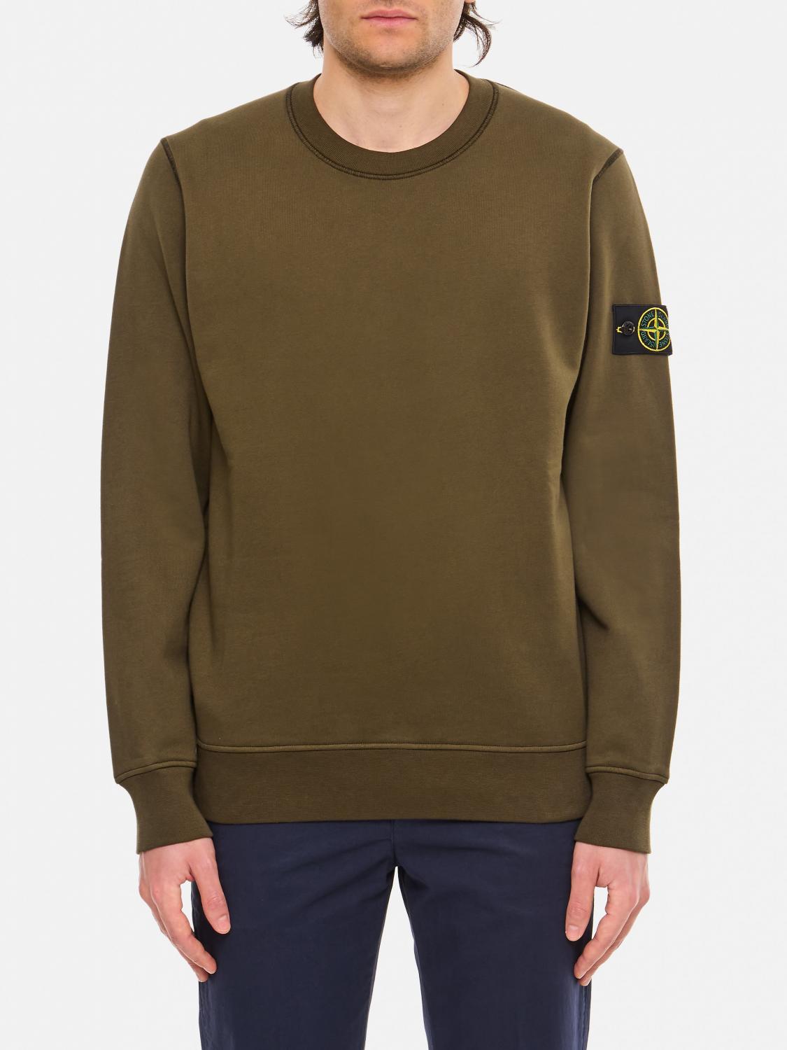 STONE ISLAND SUDADERA: Sudadera hombre Stone Island, Verde Bosque - Img 1