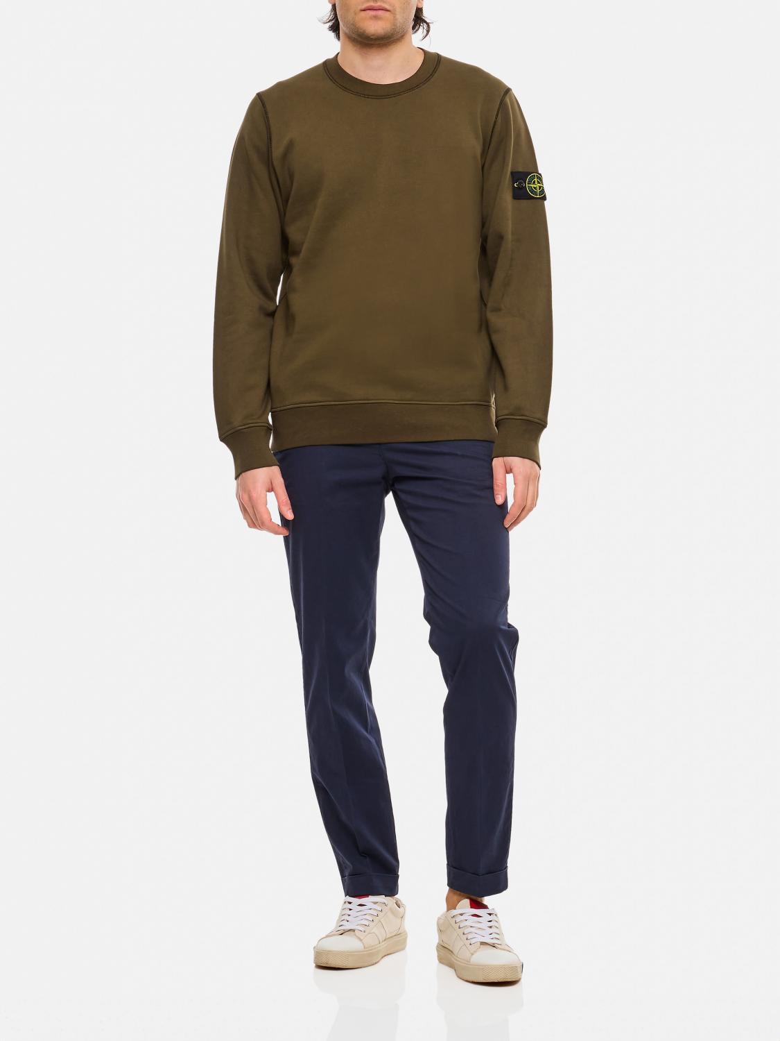 STONE ISLAND SUDADERA: Sudadera hombre Stone Island, Verde Bosque - Img 2