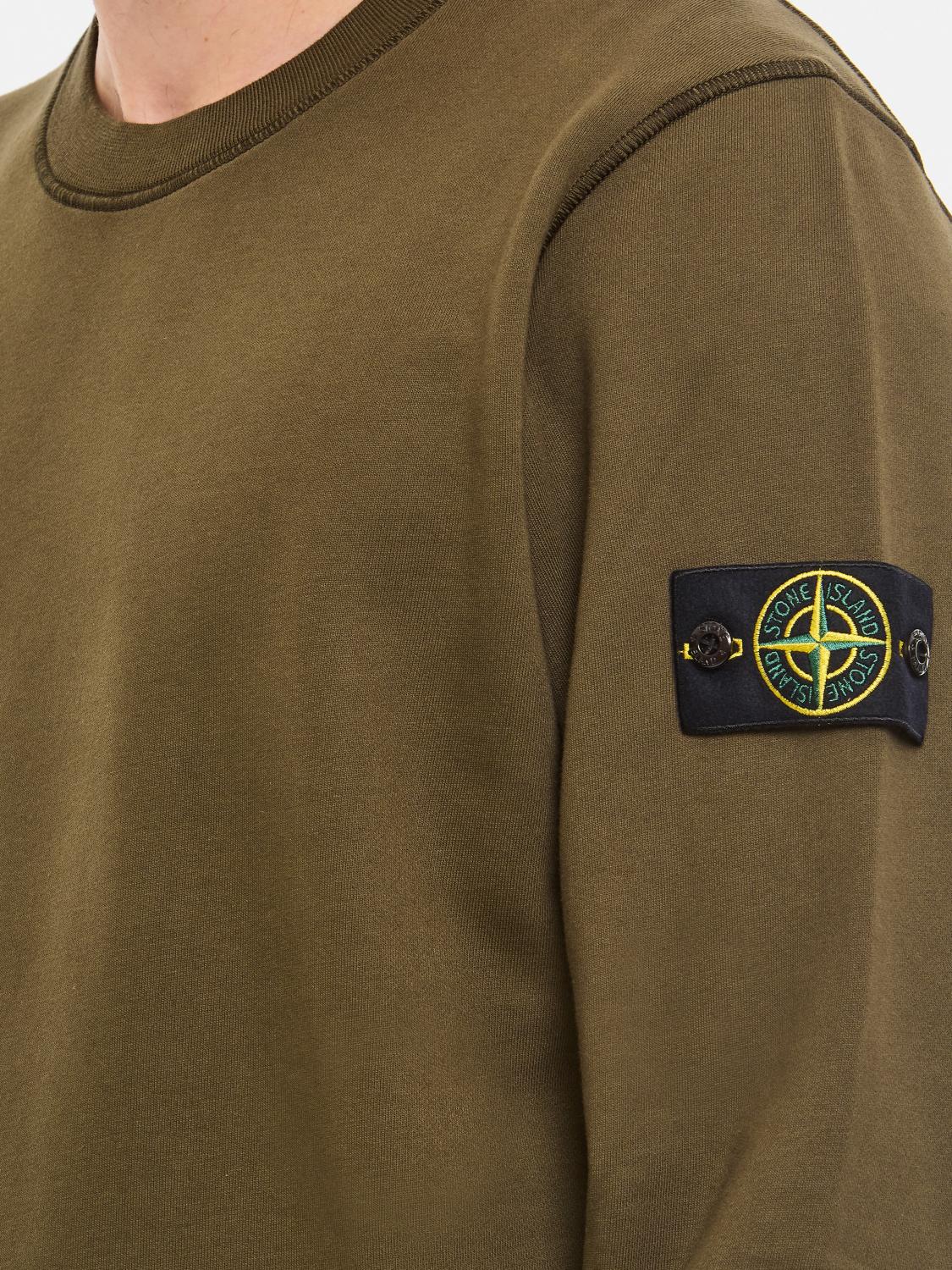 STONE ISLAND SUDADERA: Sudadera hombre Stone Island, Verde Bosque - Img 4