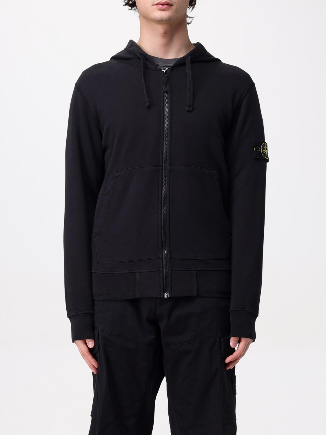 STONE ISLAND SUDADERA: Sudadera hombre Stone Island, Negro - Img 1