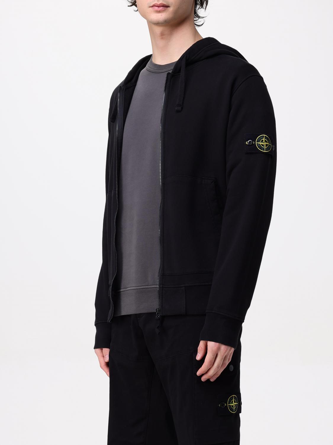 STONE ISLAND SUDADERA: Sudadera hombre Stone Island, Negro - Img 4