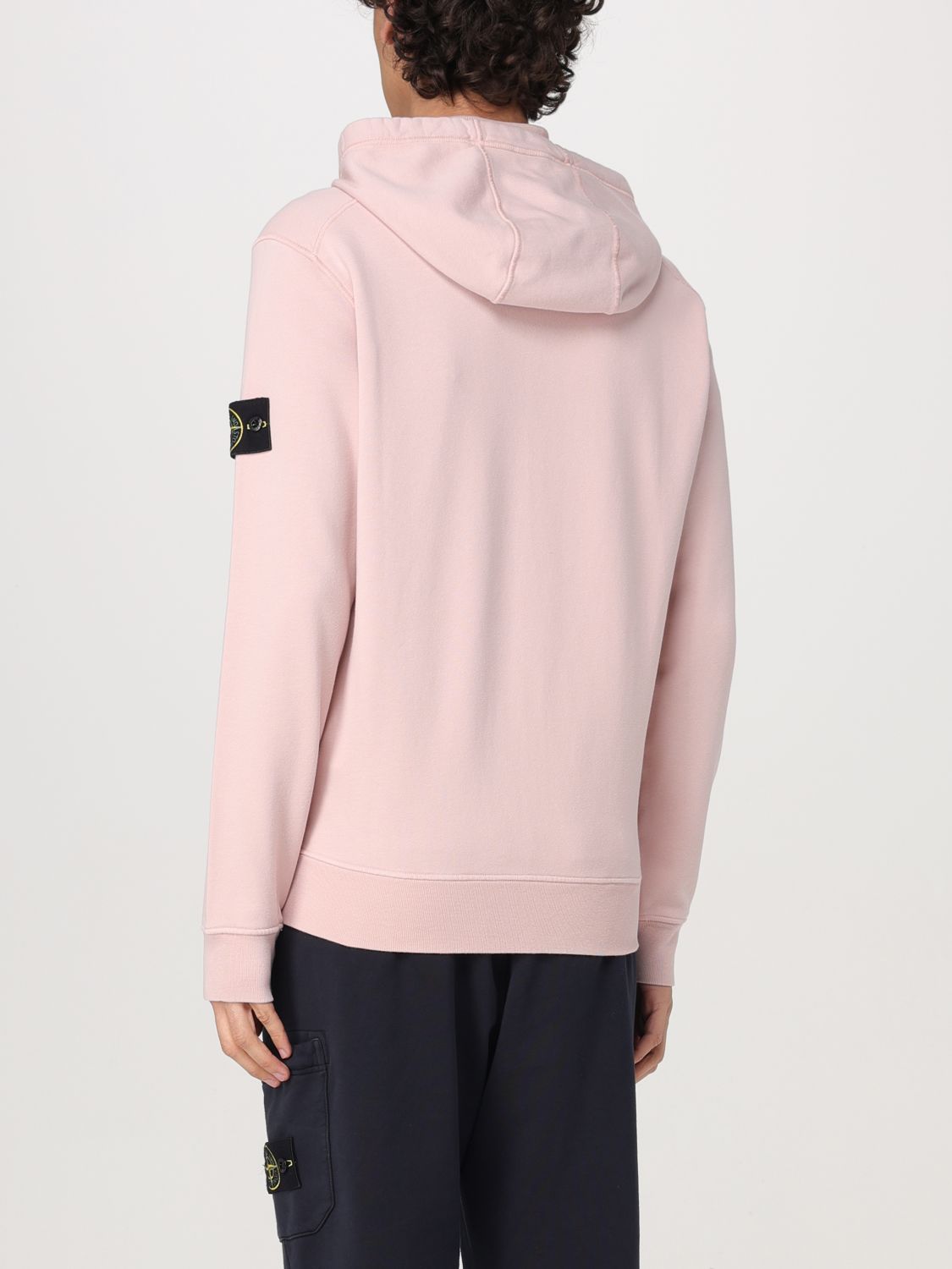 STONE ISLAND SUDADERA: Sudadera hombre Stone Island, Rosa - Img 3