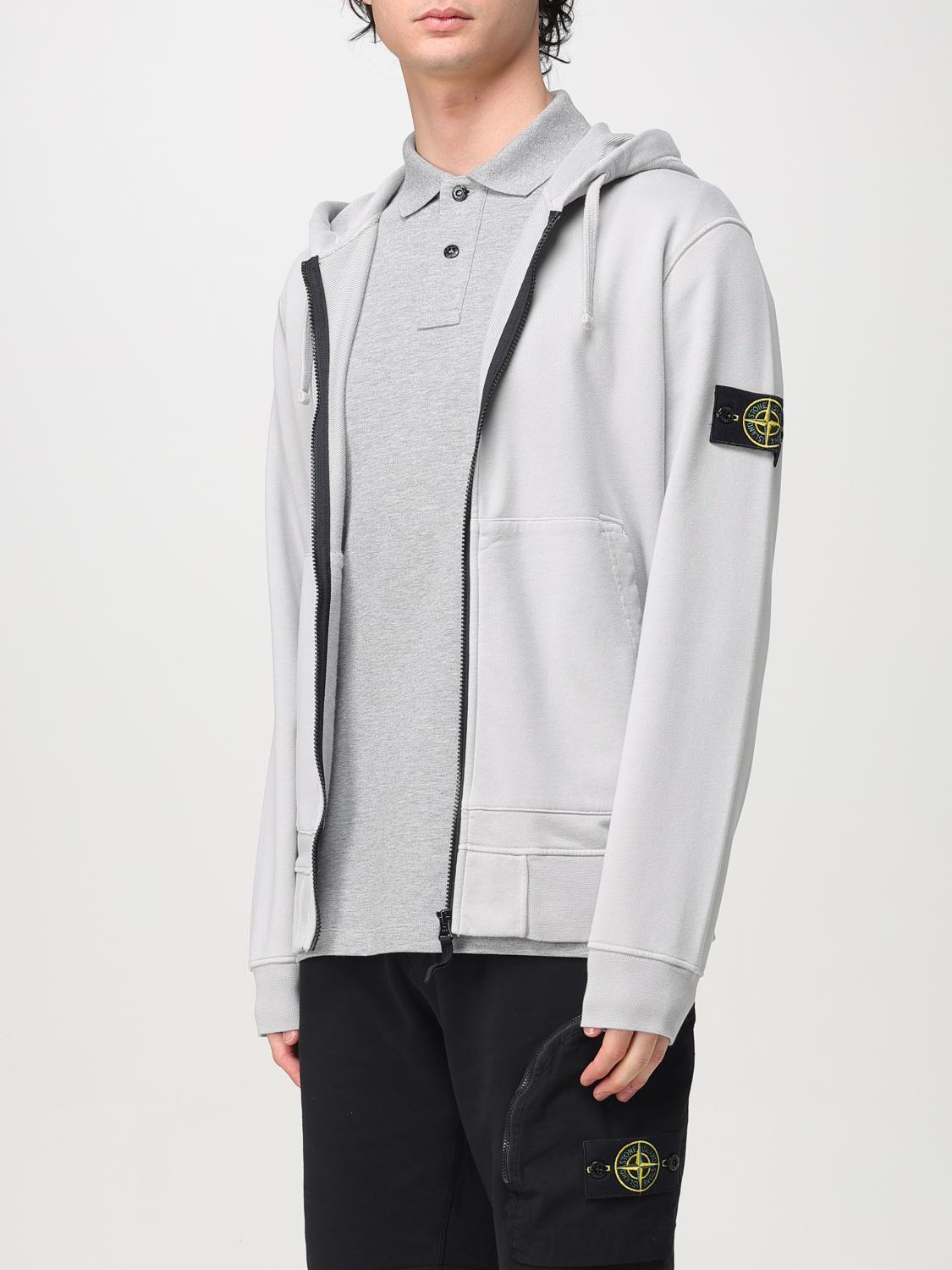 STONE ISLAND SWEATSHIRT: Sweatshirt men Stone Island, Grey - Img 4