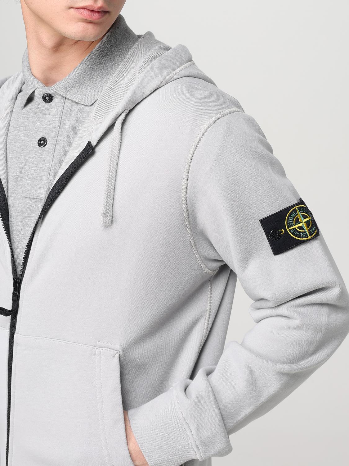 STONE ISLAND SWEATSHIRT: Sweatshirt men Stone Island, Grey - Img 5