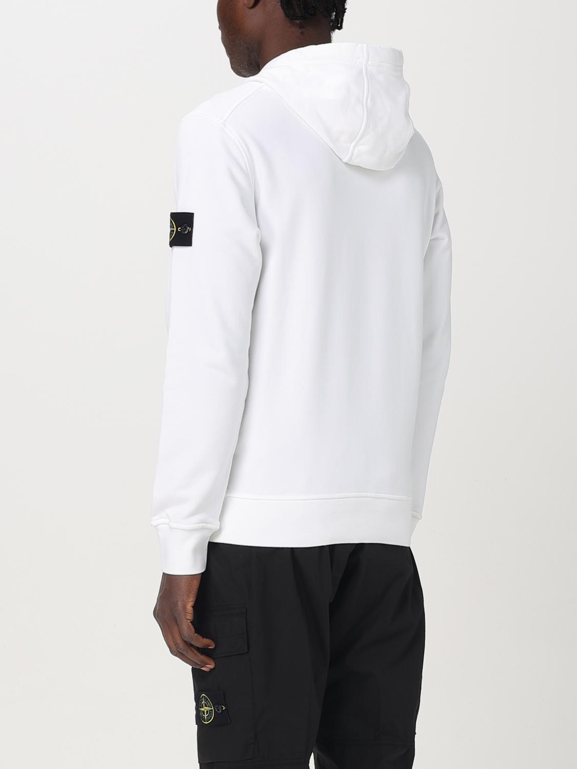 STONE ISLAND SUDADERA: Sudadera hombre Stone Island, Blanco - Img 3