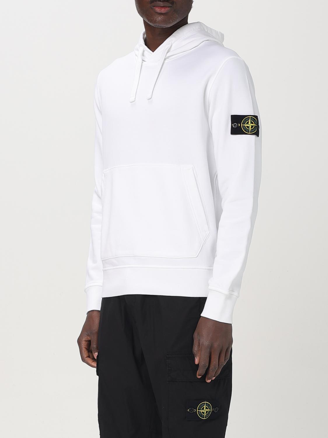 STONE ISLAND SUDADERA: Sudadera hombre Stone Island, Blanco - Img 4