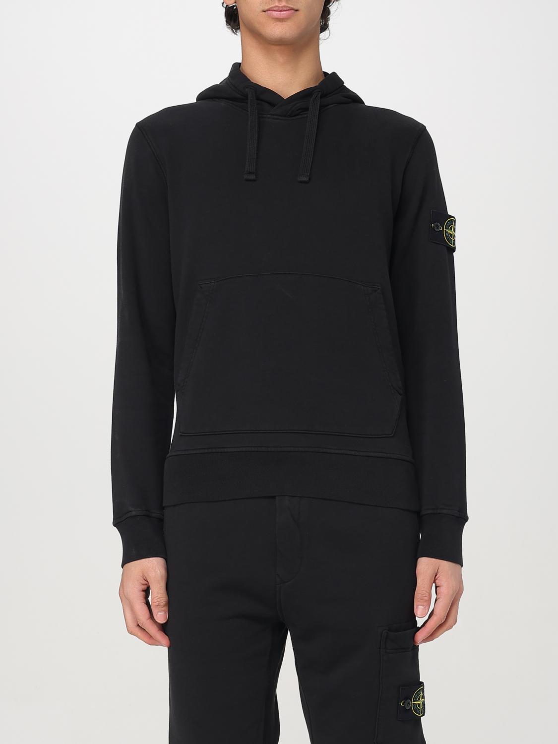 STONE ISLAND SUDADERA: Sudadera hombre Stone Island, Negro - Img 1