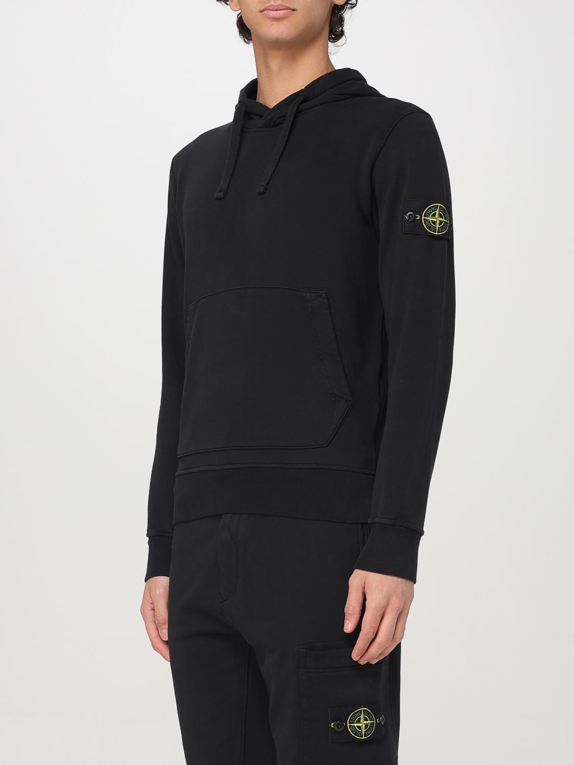 STONE ISLAND SUDADERA: Sudadera hombre Stone Island, Negro - Img 3