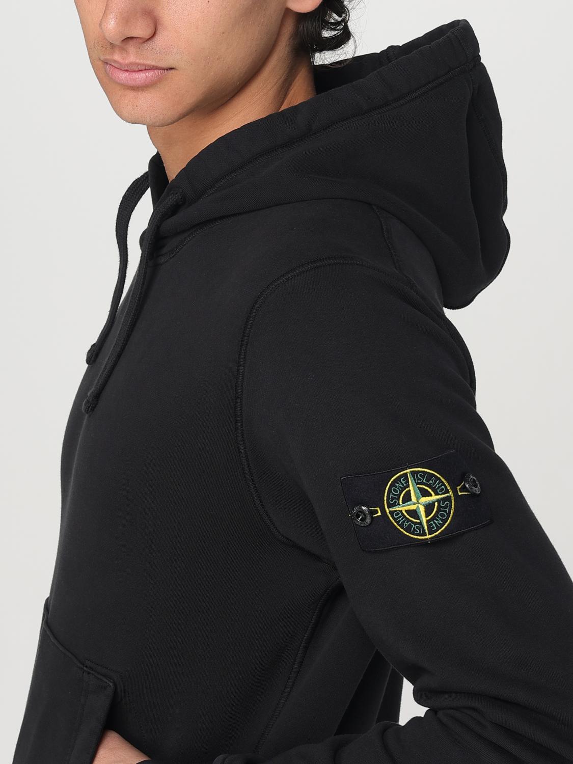 STONE ISLAND SUDADERA: Sudadera hombre Stone Island, Negro - Img 4