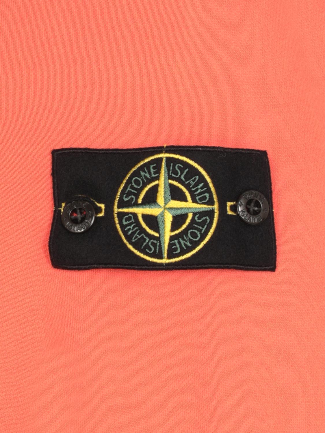 STONE ISLAND SUDADERA: Sudadera hombre Stone Island, Naranja - Img 3