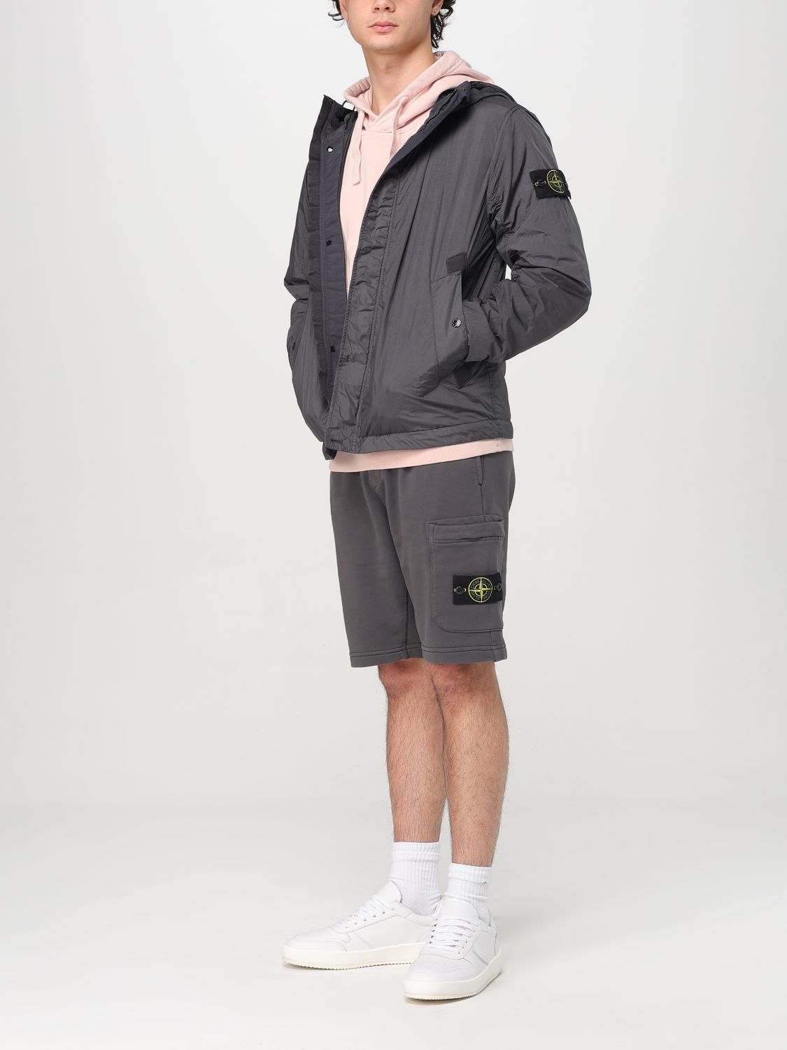 STONE ISLAND スウェットシャツ: スウェットシャツ メンズ Stone Island, ピンク - Img 2