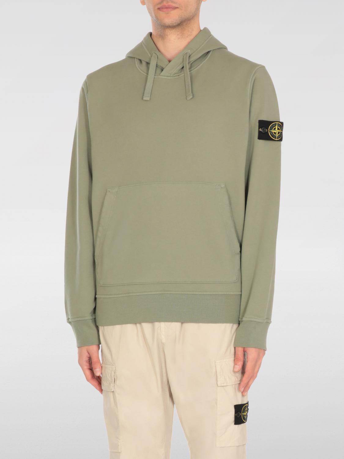 STONE ISLAND SUDADERA: Sudadera hombre Stone Island, Verde Lima - Img 1