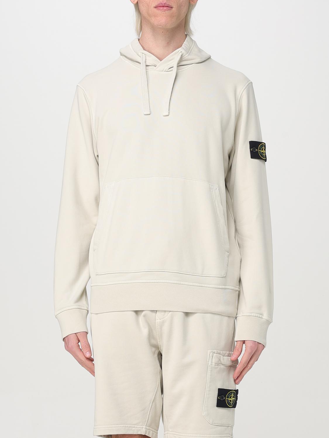 STONE ISLAND SUDADERA: Sudadera hombre Stone Island, Beige - Img 1