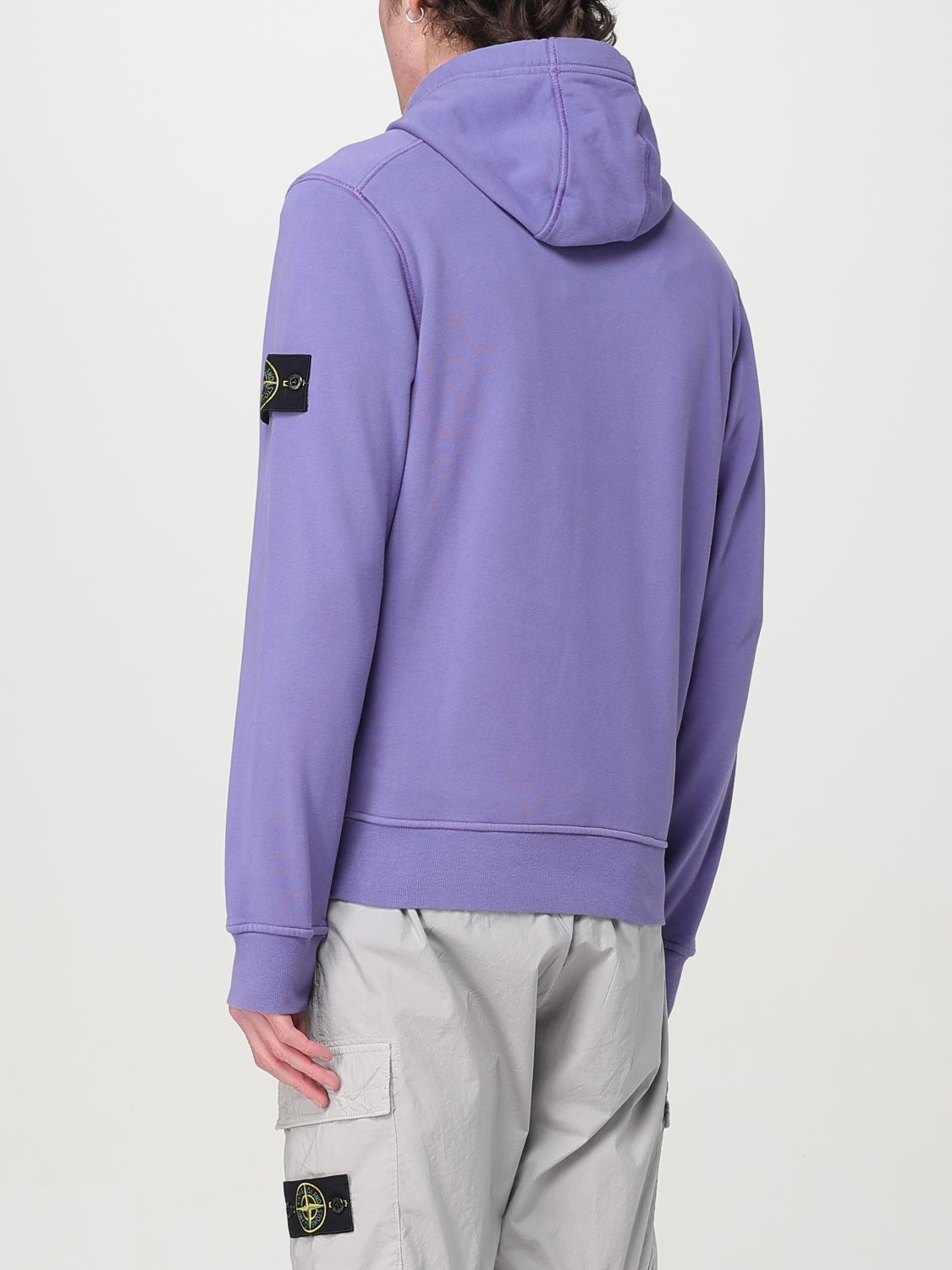 STONE ISLAND SUDADERA: Sudadera hombre Stone Island, Lila - Img 3