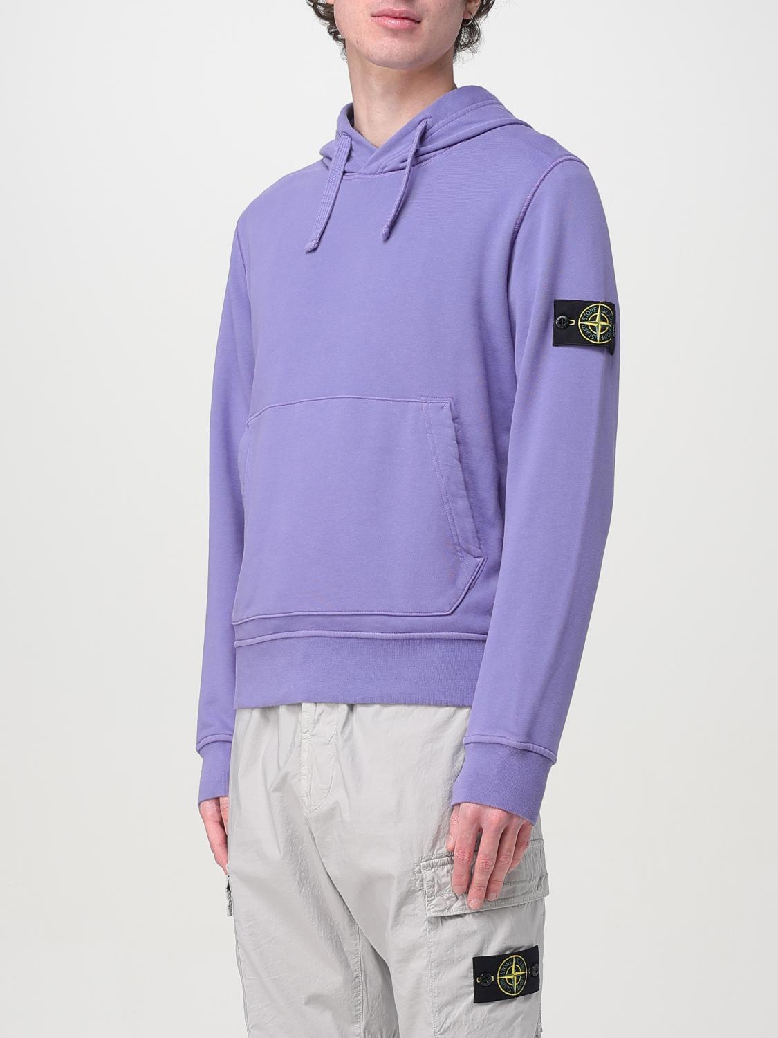 STONE ISLAND SUDADERA: Sudadera hombre Stone Island, Lila - Img 4