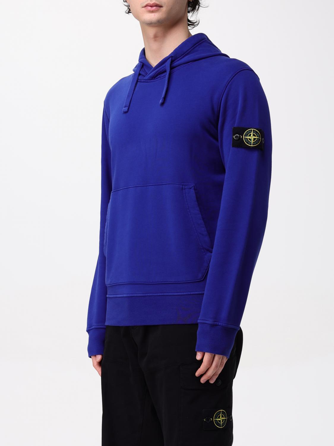 STONE ISLAND SWEATSHIRT: Sweatshirt men Stone Island, Royal Blue - Img 4