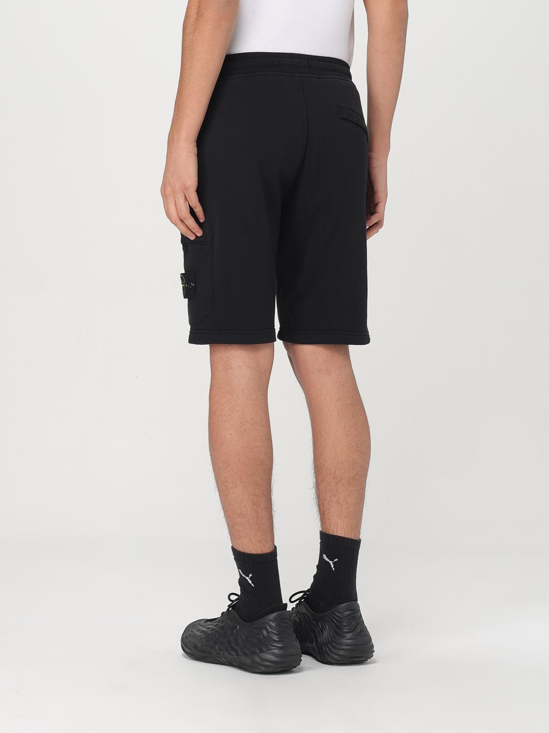 STONE ISLAND PANTALONES CORTOS: Pantalones cortos hombre Stone Island, Negro - Img 3