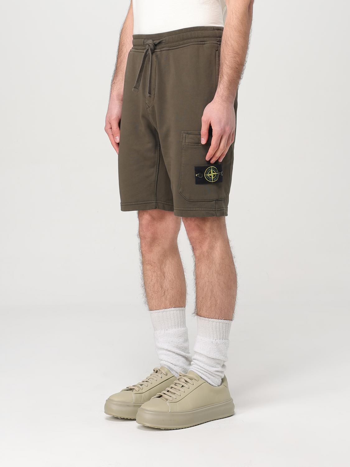 STONE ISLAND SHORT: Short homme Stone Island, Vert - Img 3