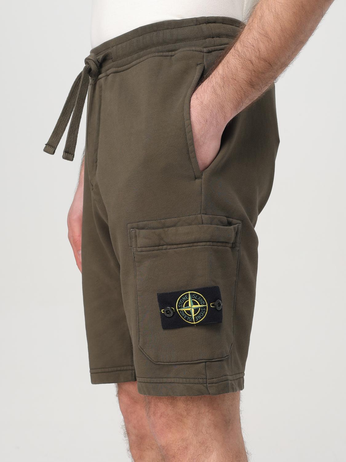 STONE ISLAND SHORT: Short homme Stone Island, Vert - Img 4