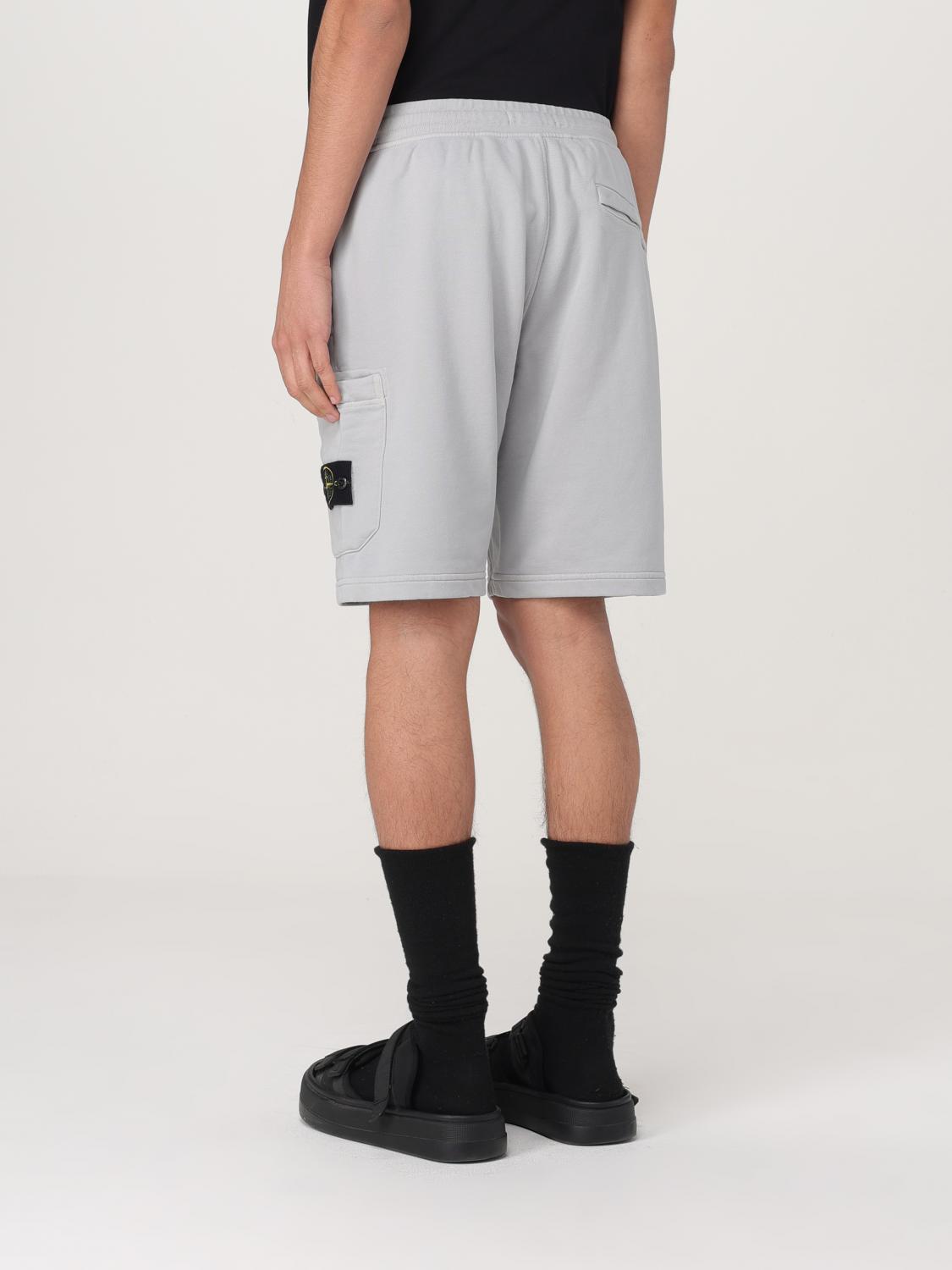 STONE ISLAND PANTALONES CORTOS: Pantalones cortos hombre Stone Island, Gris - Img 2