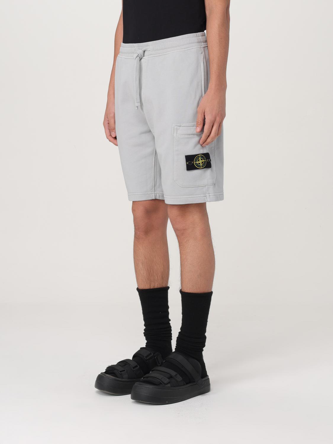 STONE ISLAND PANTALONES CORTOS: Pantalones cortos hombre Stone Island, Gris - Img 3