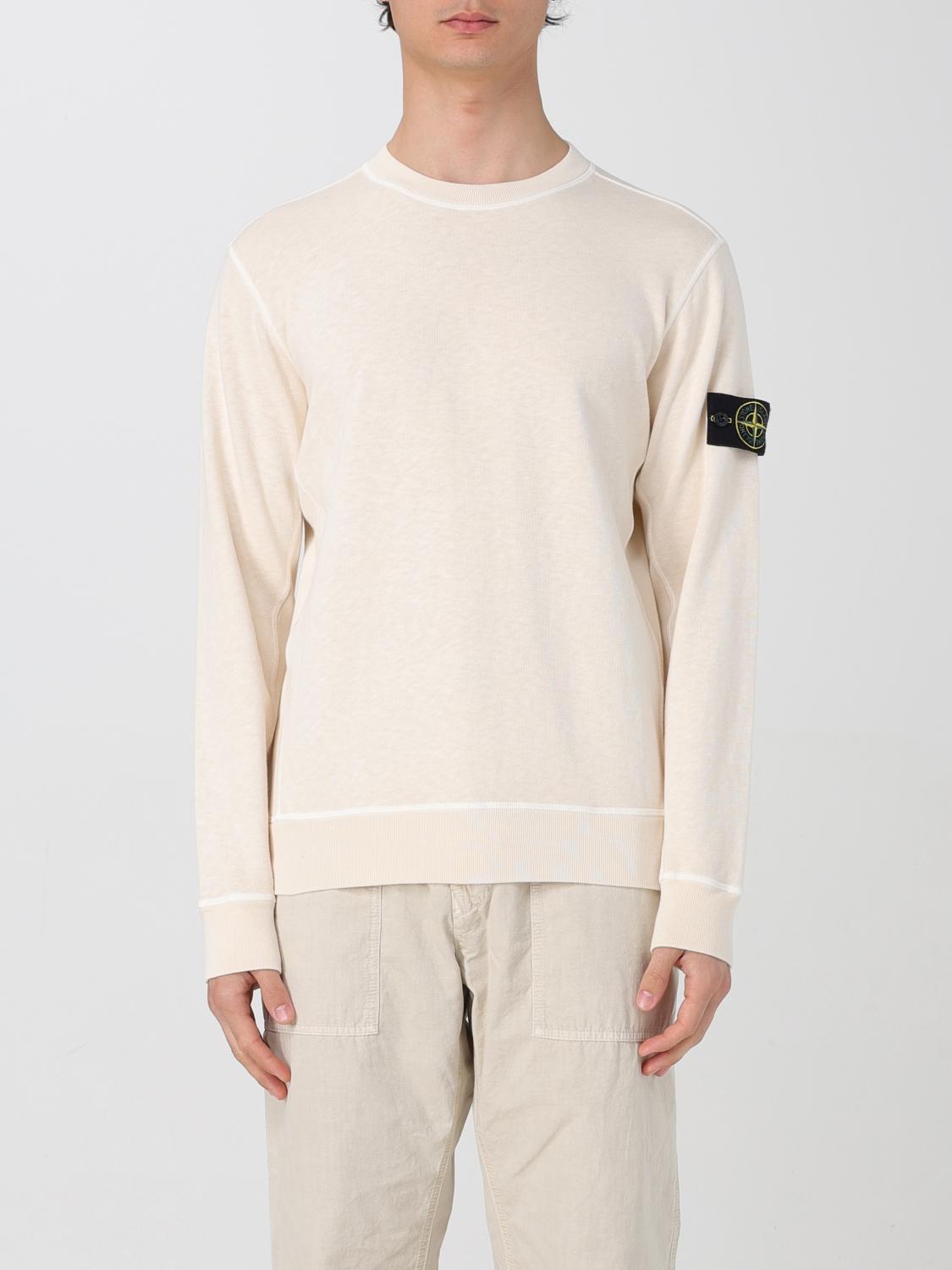 STONE ISLAND SUDADERA: Sudadera hombre Stone Island, Blanco - Img 1
