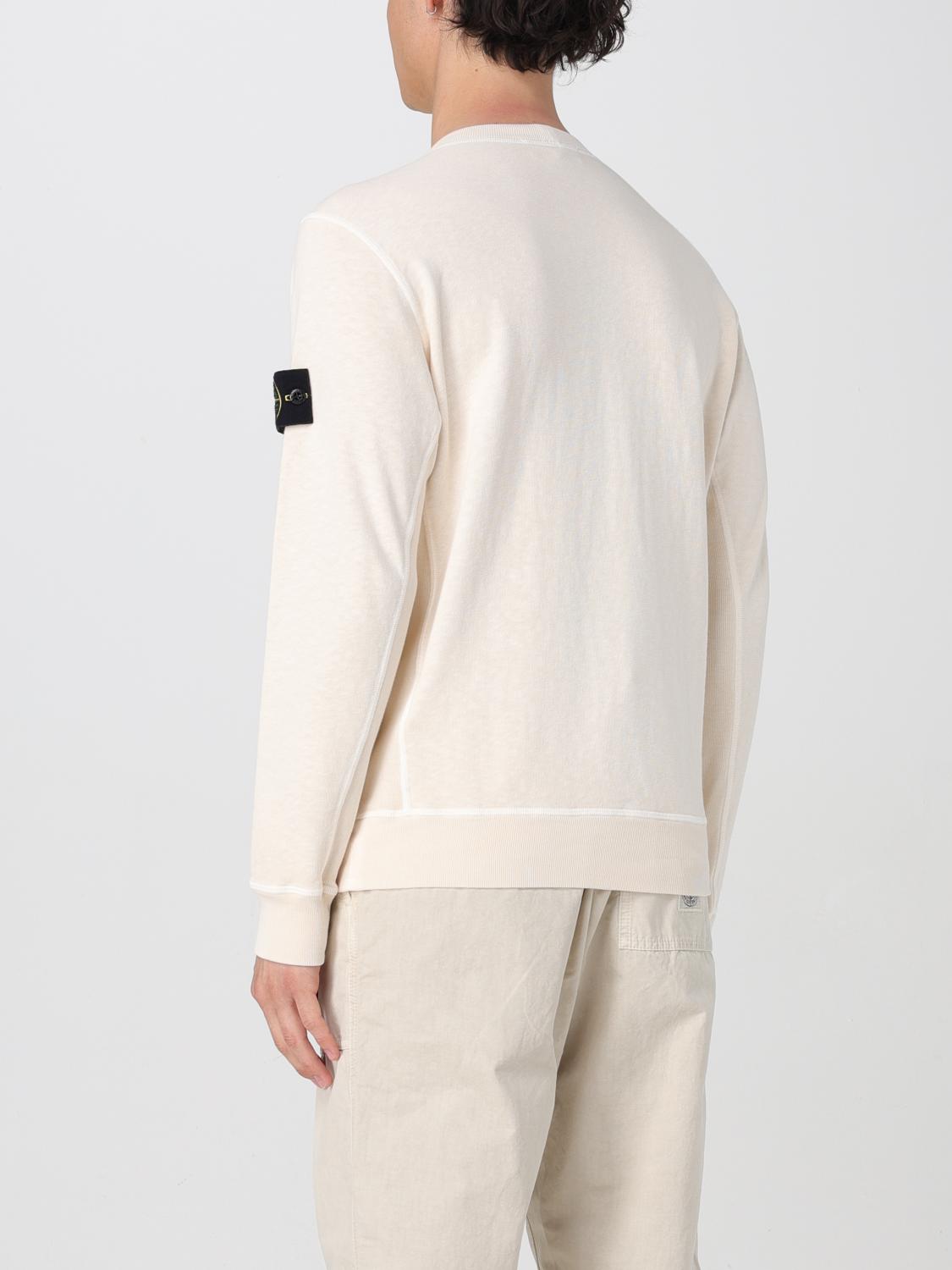 STONE ISLAND SUDADERA: Sudadera hombre Stone Island, Blanco - Img 2