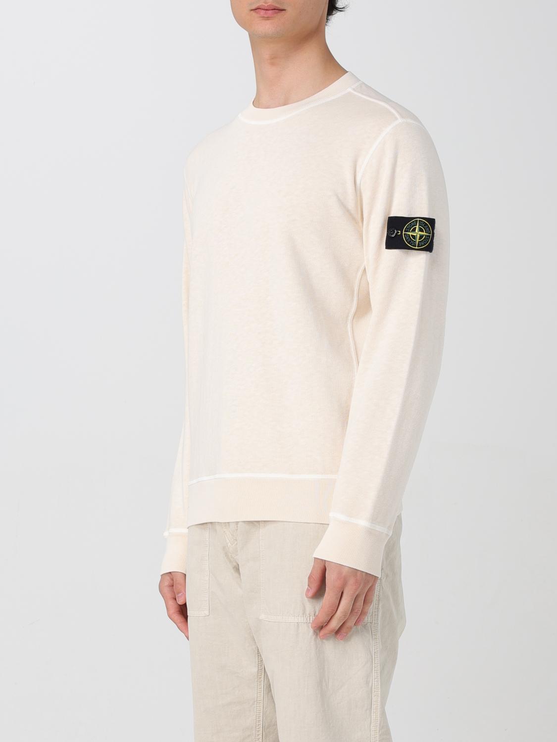STONE ISLAND SUDADERA: Sudadera hombre Stone Island, Blanco - Img 3