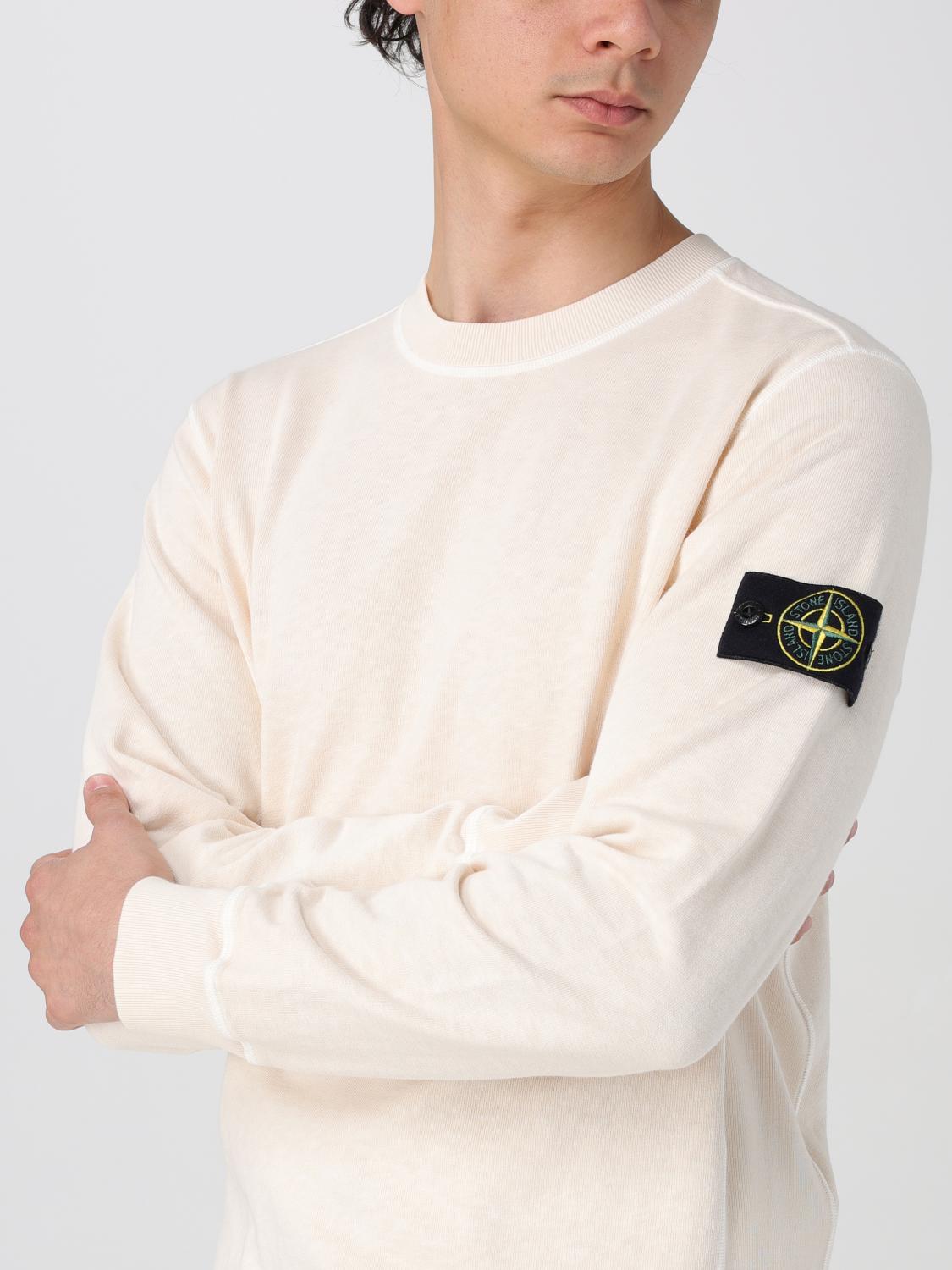 STONE ISLAND SUDADERA: Sudadera hombre Stone Island, Blanco - Img 4