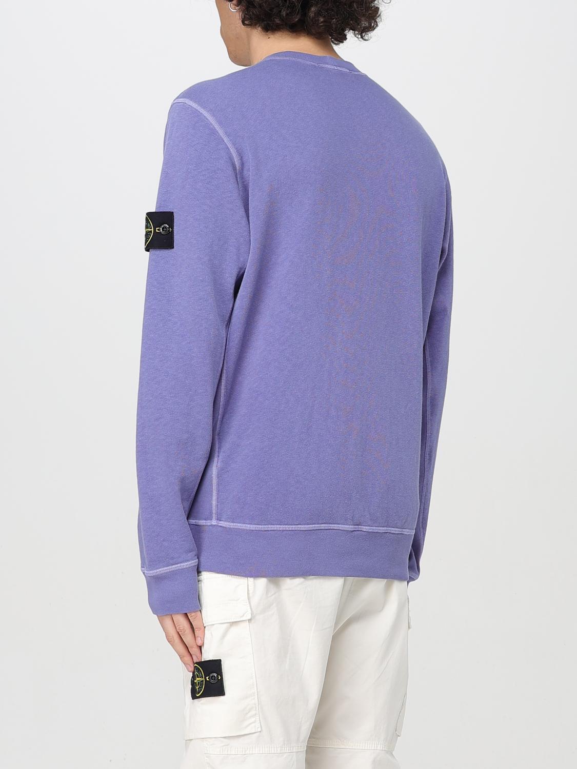 STONE ISLAND SUDADERA: Sudadera hombre Stone Island, Violeta - Img 3