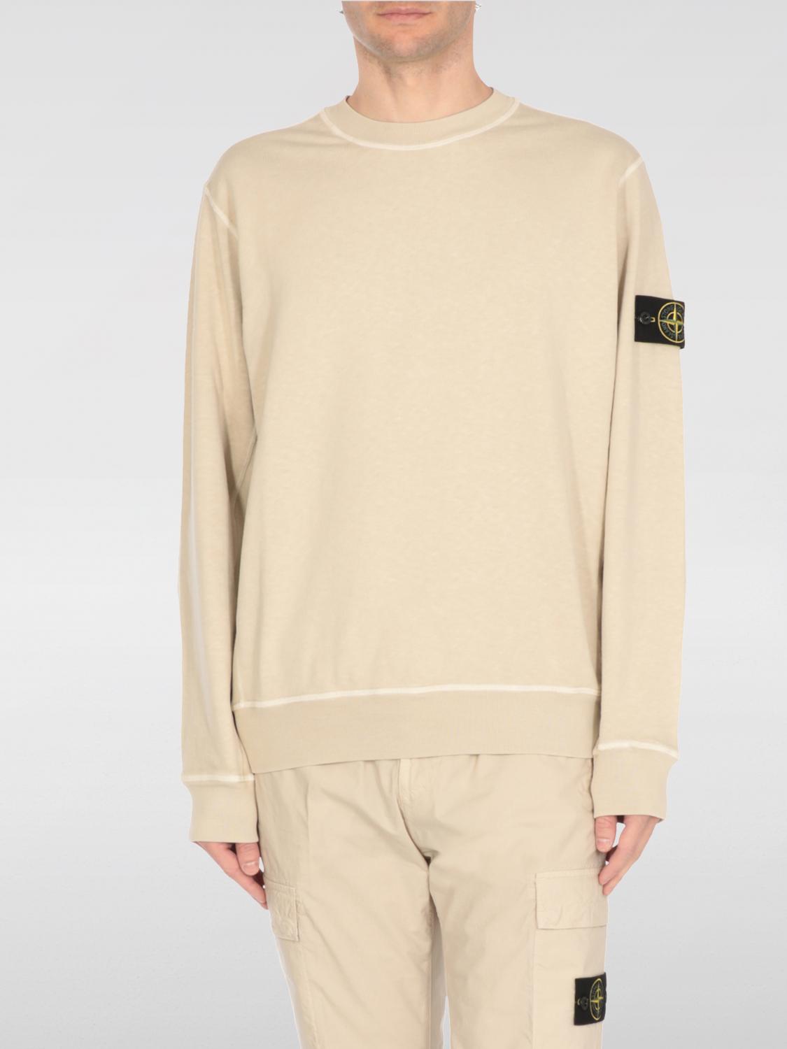 STONE ISLAND SUDADERA: Sudadera hombre Stone Island, Beige - Img 1