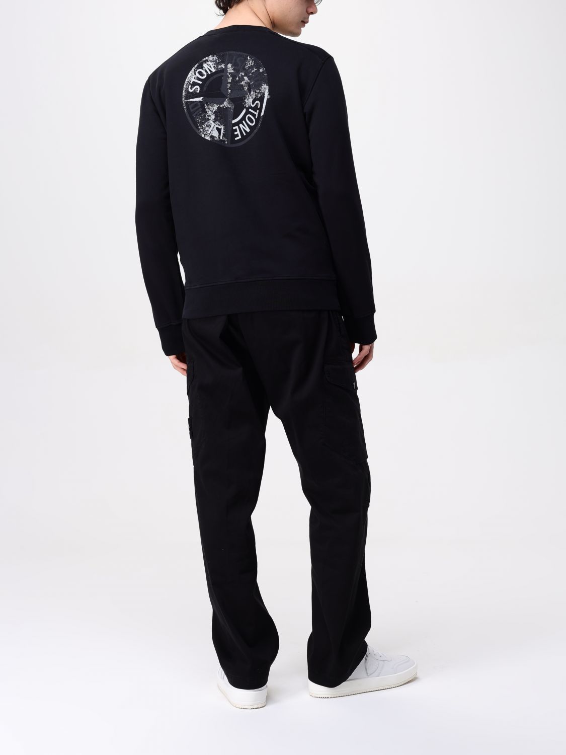 STONE ISLAND SUDADERA: Sudadera hombre Stone Island, Negro - Img 2