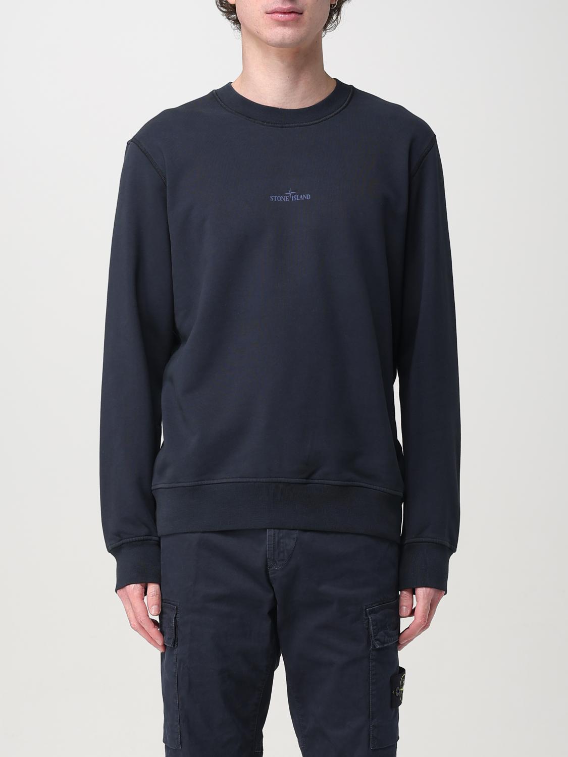 STONE ISLAND SUDADERA: Sudadera hombre Stone Island, Azul Oscuro - Img 1