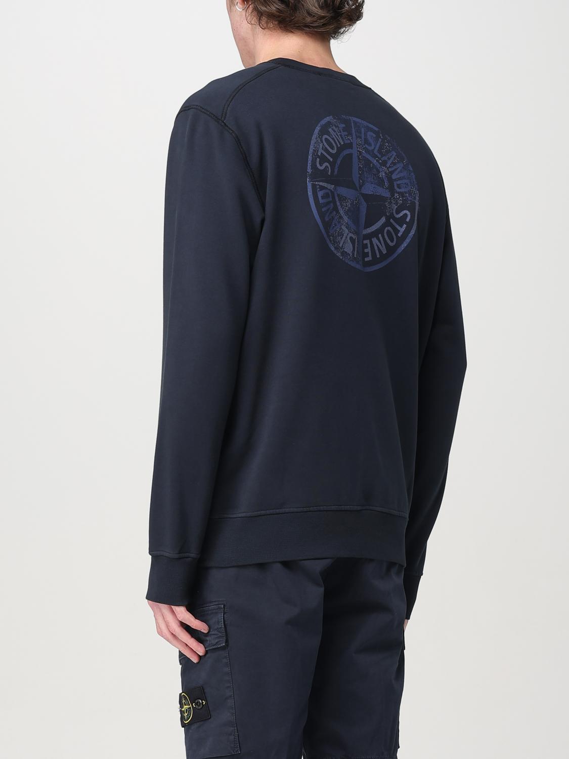 STONE ISLAND 스웨트셔츠: 스웨트셔츠 남성 Stone Island, 블루 - Img 3