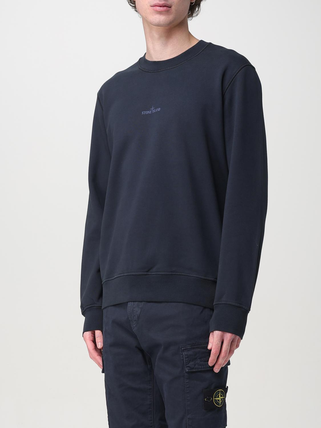 STONE ISLAND SUDADERA: Sudadera hombre Stone Island, Azul Oscuro - Img 4