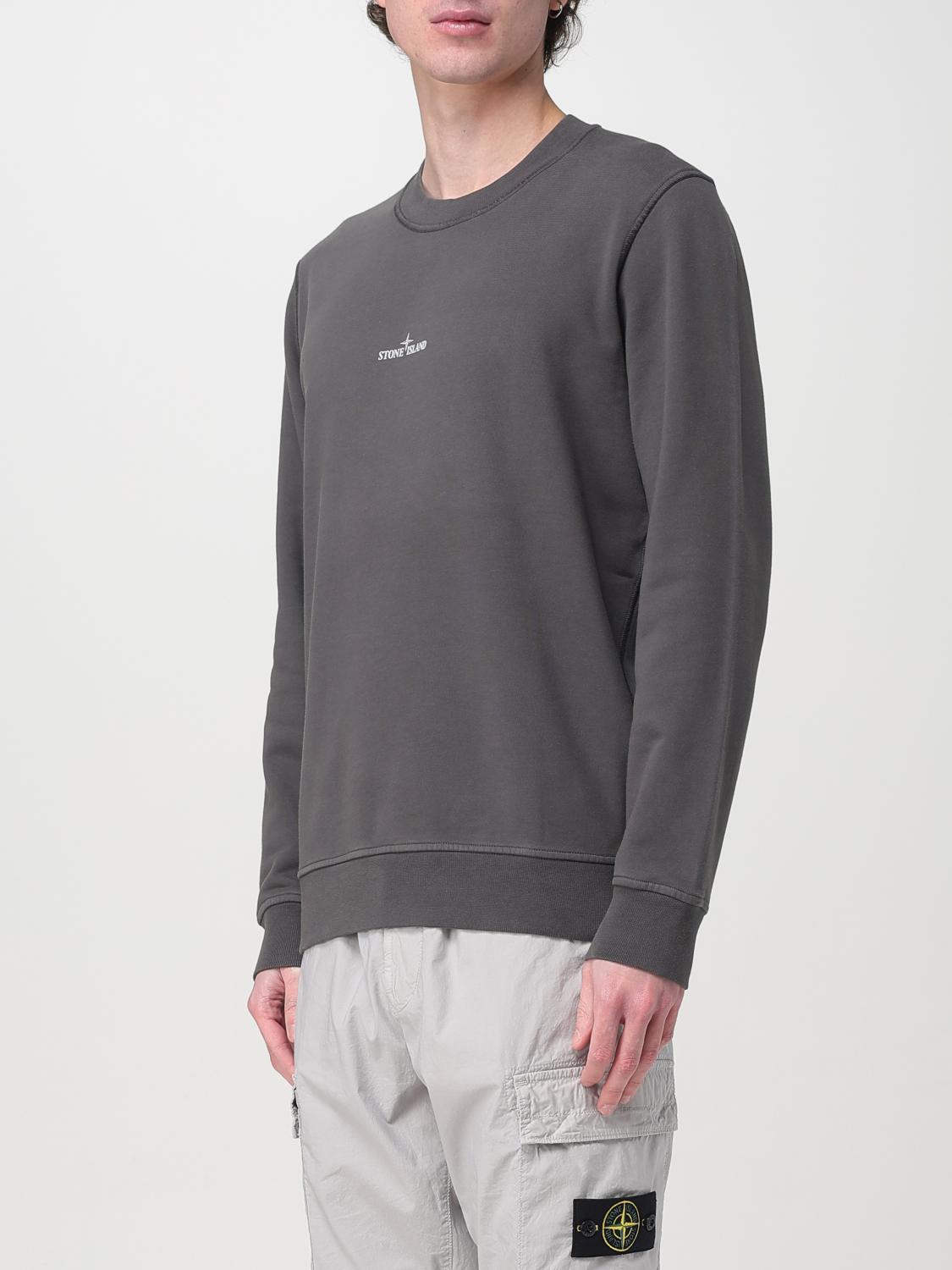 STONE ISLAND SUDADERA: Sudadera hombre Stone Island, Gris - Img 4