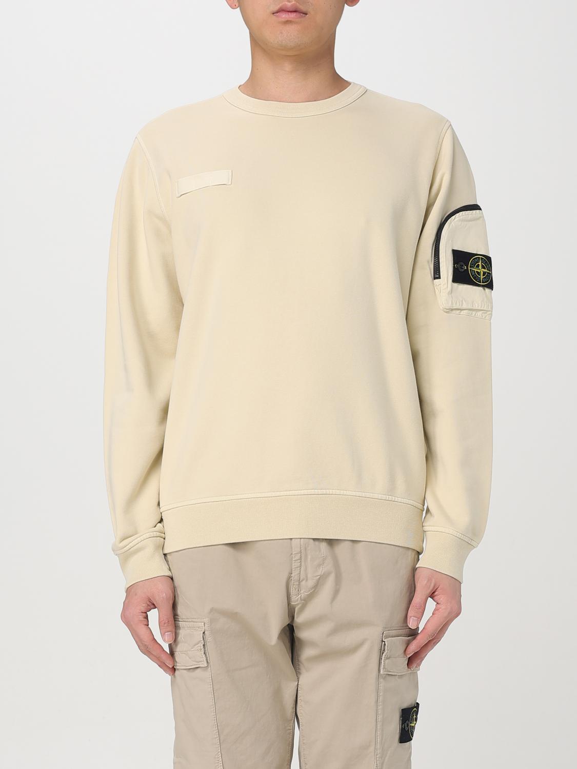 STONE ISLAND 스웨트셔츠: 스웨트셔츠 남성 Stone Island, 브라운 - Img 1