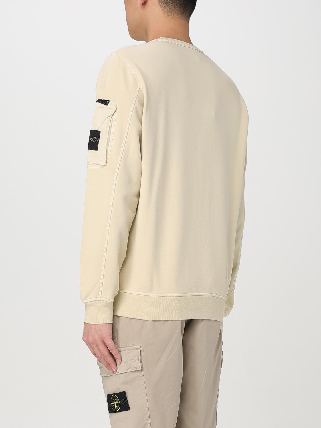 STONE ISLAND 스웨트셔츠: 스웨트셔츠 남성 Stone Island, 브라운 - Img 3