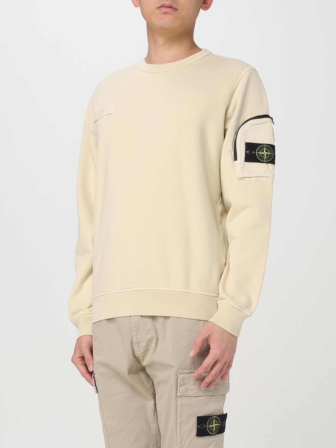 STONE ISLAND 스웨트셔츠: 스웨트셔츠 남성 Stone Island, 브라운 - Img 4