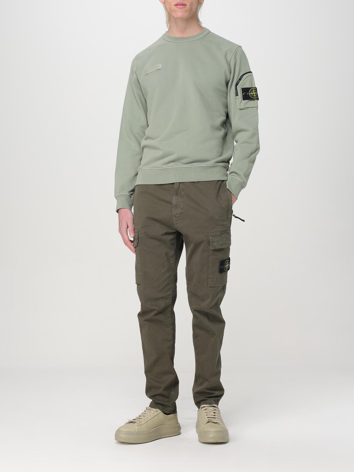 STONE ISLAND SUDADERA: Sudadera hombre Stone Island, Verde Salvia - Img 2