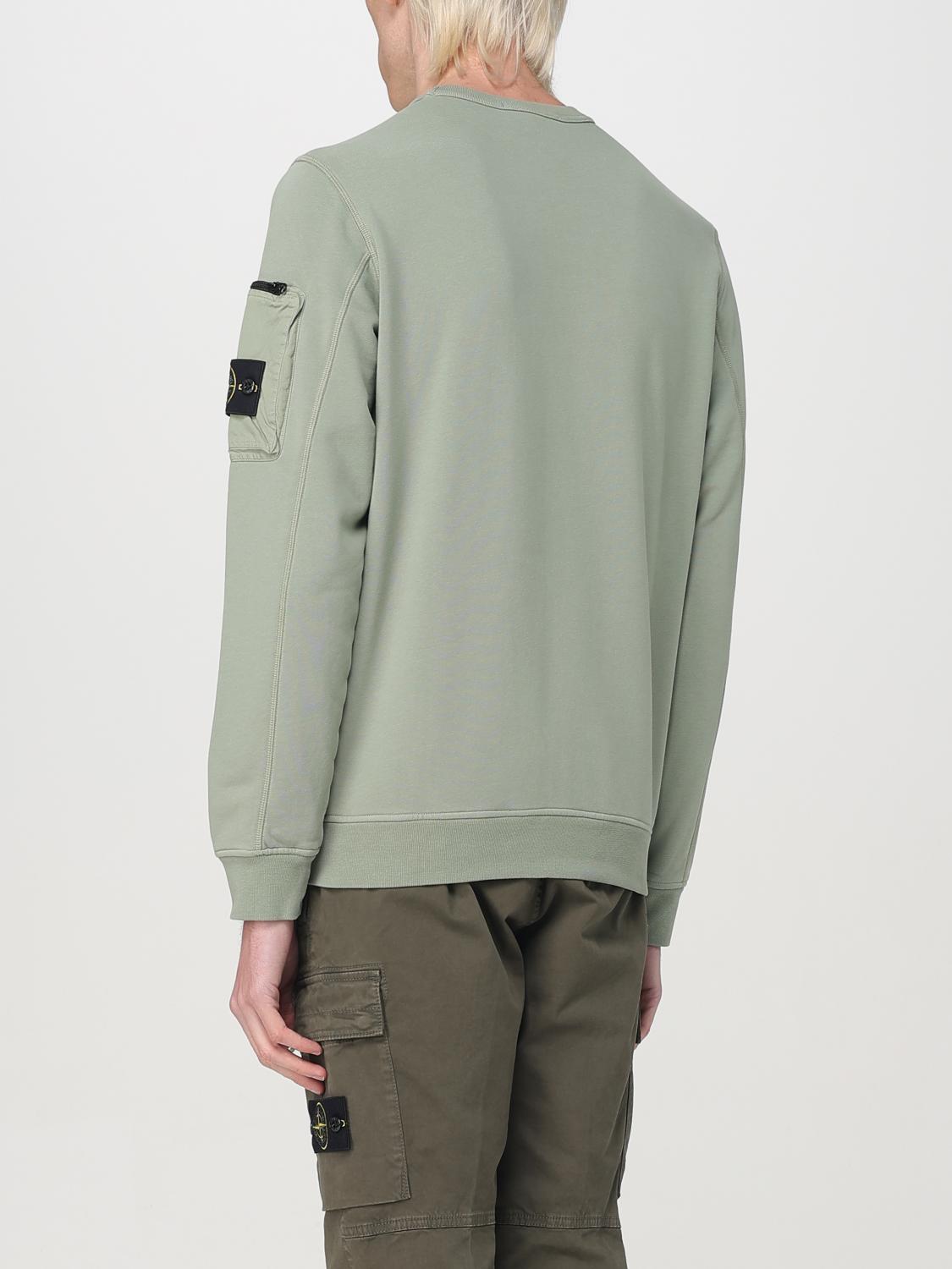 STONE ISLAND SUDADERA: Sudadera hombre Stone Island, Verde Salvia - Img 3