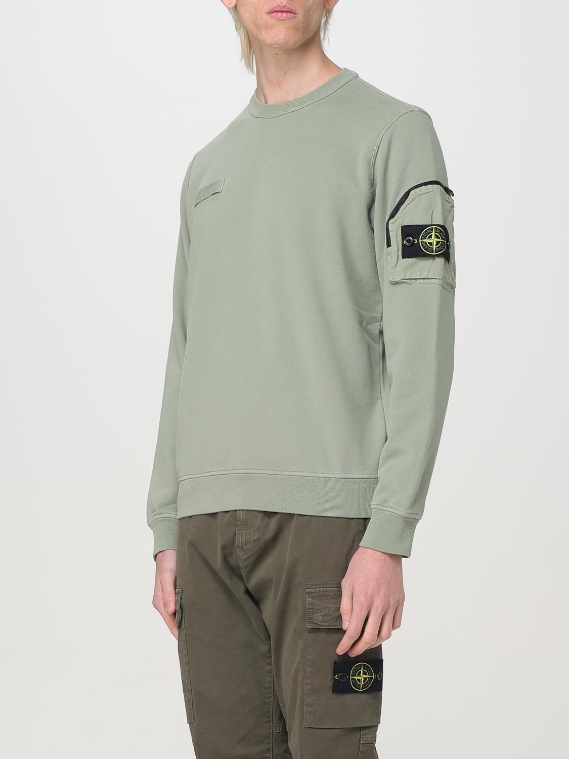 STONE ISLAND SUDADERA: Sudadera hombre Stone Island, Verde Salvia - Img 4