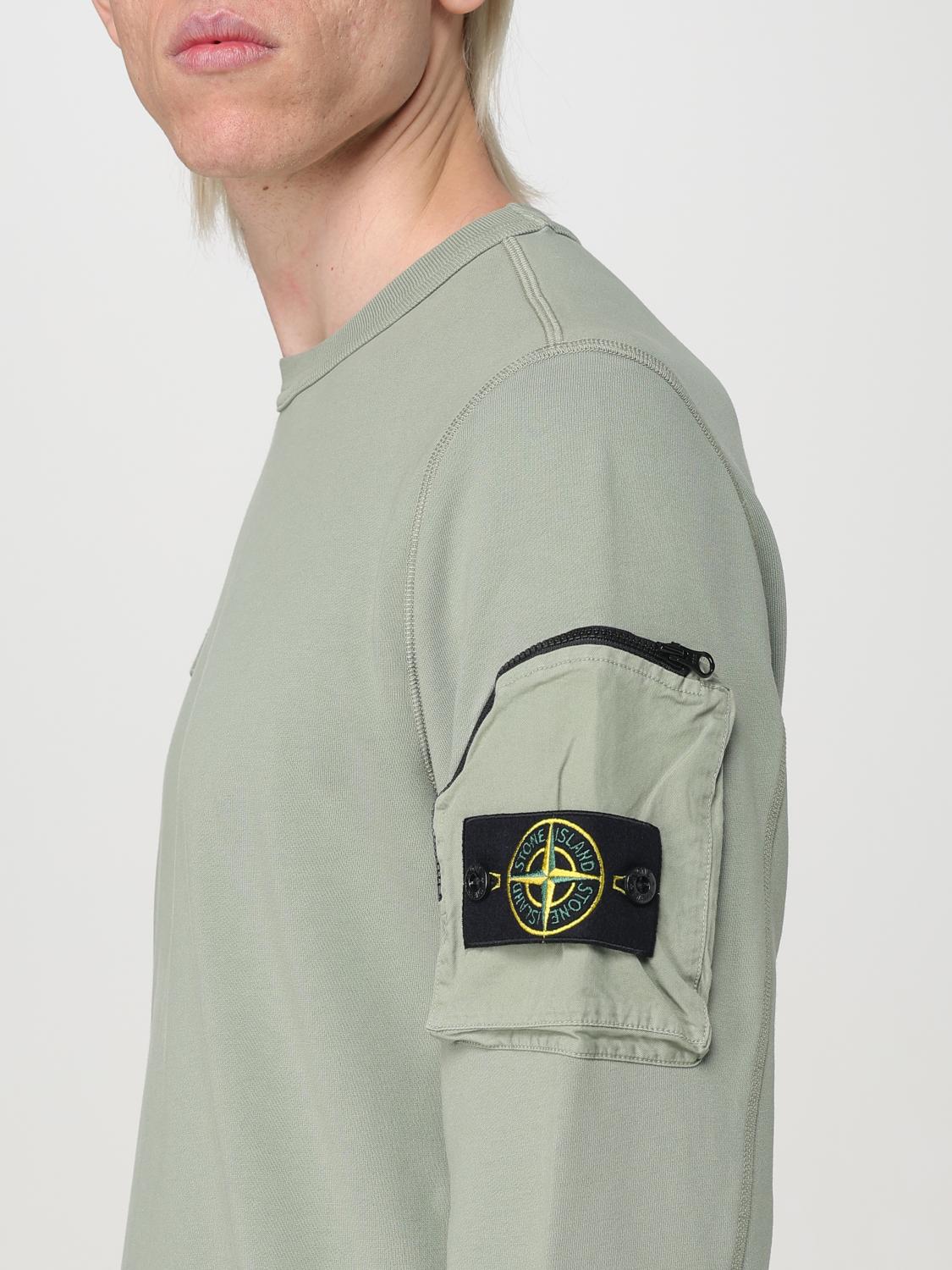 STONE ISLAND SUDADERA: Sudadera hombre Stone Island, Verde Salvia - Img 5