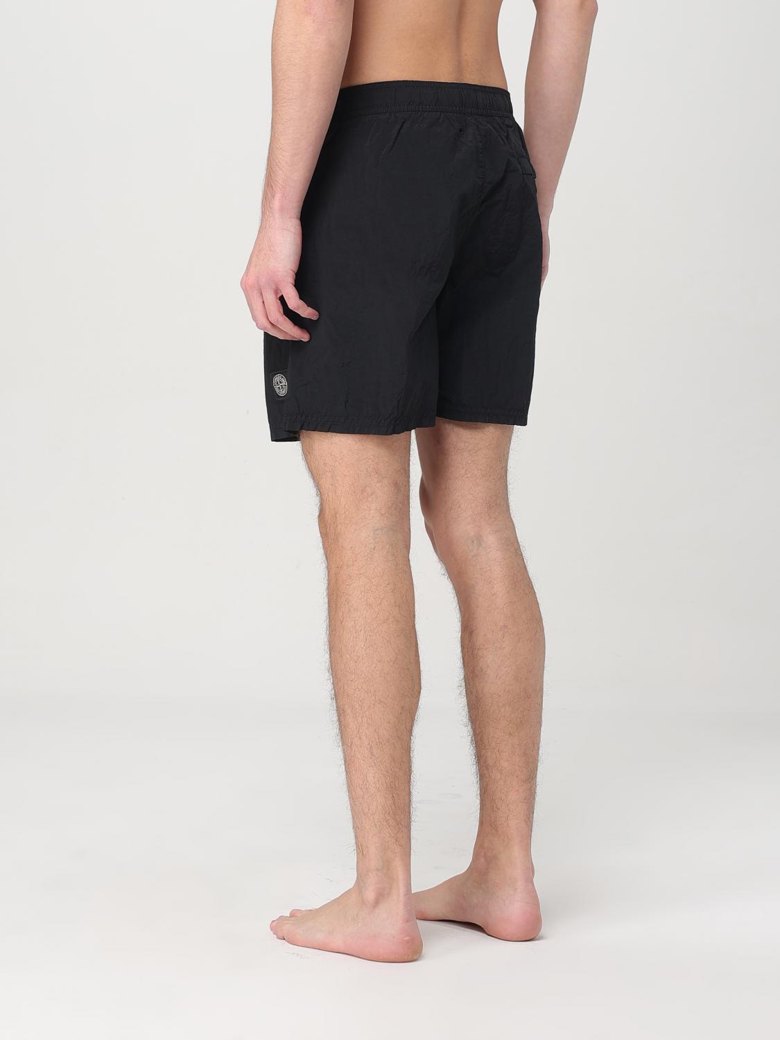 STONE ISLAND SWIMSUIT: Swimsuit men Stone Island, Black - Img 2