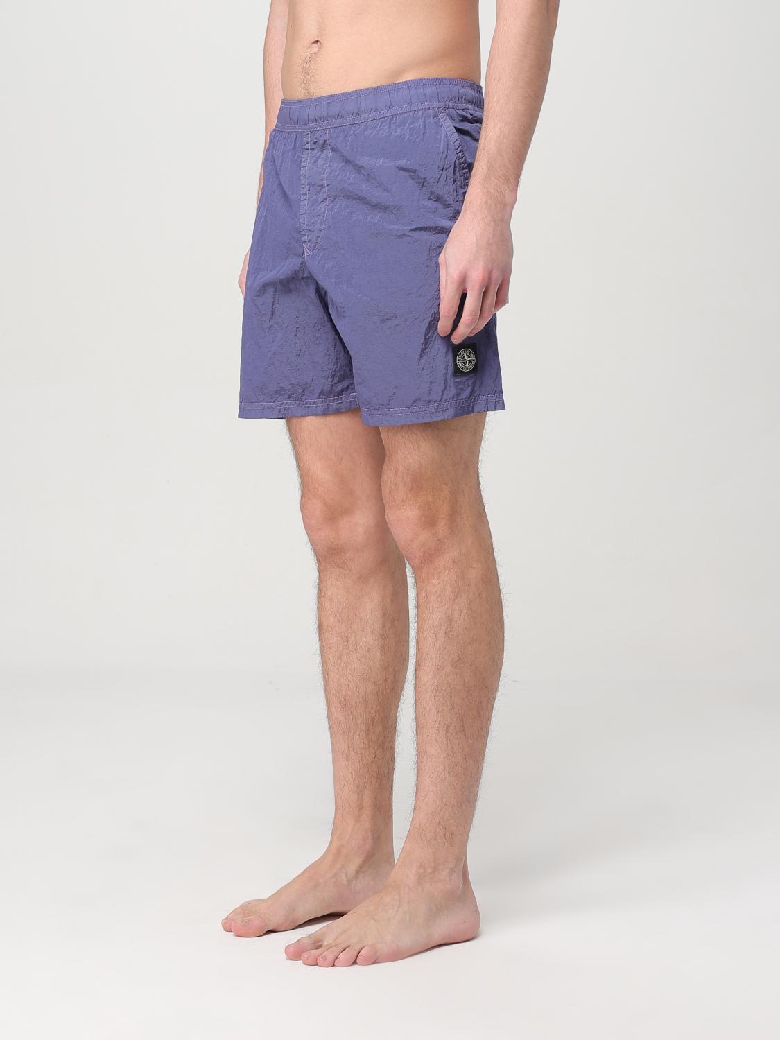 STONE ISLAND SWIMSUIT: Swimsuit men Stone Island, Lilac - Img 3